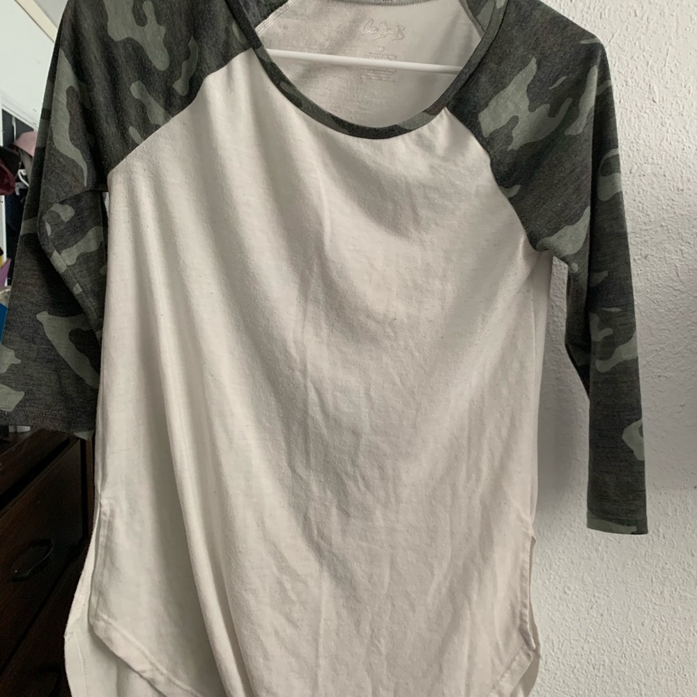 Camo Baseball Tee